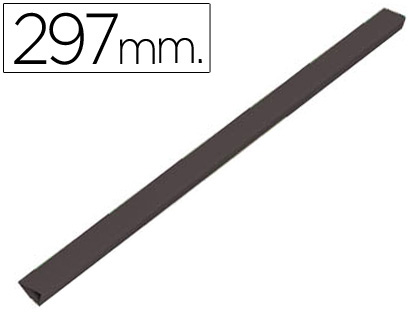 LOMERA DURABLE PLASTICO 3 MM DIN A4 CAPACIDAD 30 HOJAS COLOR NEGRO