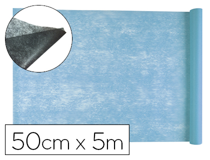 TEJIDO SIN TEJER LIDERPAPEL TERILENO 25 G/M2 ROLLO DE 5 MT CELESTE