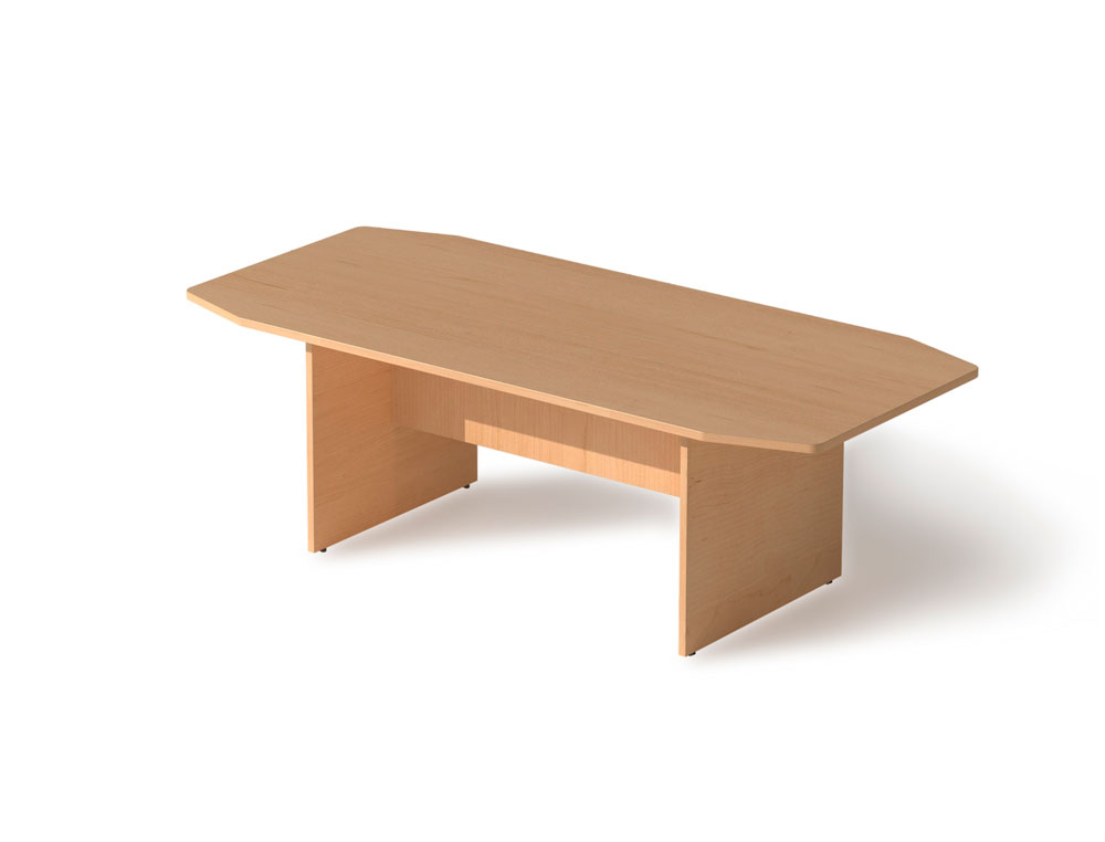 MESA DE REUNION ROCADA MEETING 3003AA01 ESTRUCTURA MADERA HAYA TABLERO MADERA HAYA 220X100X72 CM