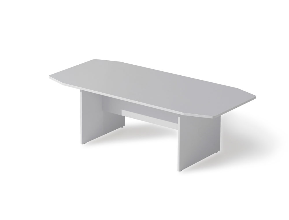 MESA DE REUNION ROCADA MEETING 3003AN02 ESTRUCTURA MADERA GRIS ALUMINIO TABLERO MADERA GRIS 220X100X72 CM