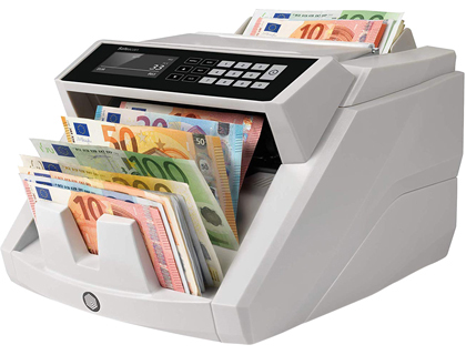 DETECTOR CONTADOR DE BILLETES FALSOS SAFESCAN 2465S 7 PUNTOS DE VERIFICACION FUNCION AADIR Y DE FAJOS
