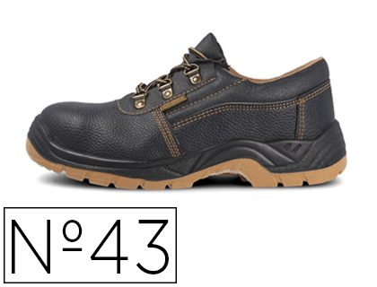 ZAPATO DE SEGURIDAD PAREDES ZP1000 S3 NEGRO TALLA 43