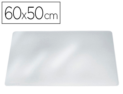 VADE SOBREMESA DURABLE TRANSPARENTE ANTIRREFLECTANTE 65X50 CM
