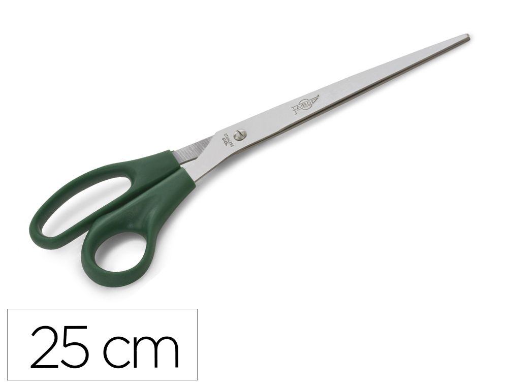 TIJERA OFICINA FAIBO ACERO INOXIDABLE 25 CM EMPUADURA ERGONOMICA