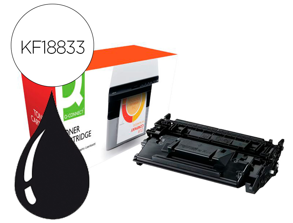 TONER COMPATIBLE Q-CONNECT CANON LBP214 I-SENSYS LBP 212 / 214 / 215 NEGRO 3100 PAGINAS