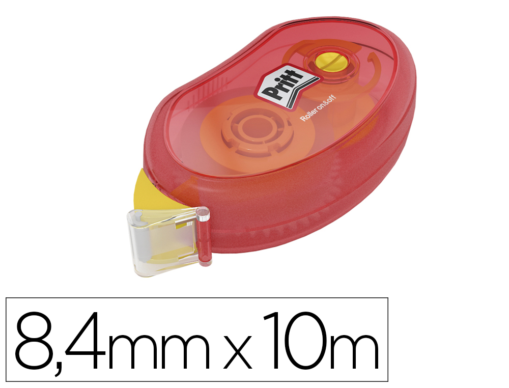 PEGAMENTO PRITT ROLLER COMPACT NO PERMANENTE 8,4 MM X 10 MT