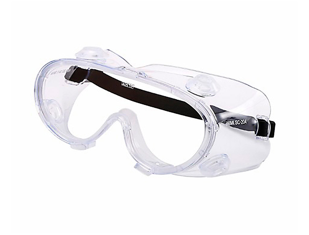 GAFAS DE PROTECCION PANORAMICAS MONTURA FLEXIBLE COLOR TRANSPARENTE CERTIFICADO CE