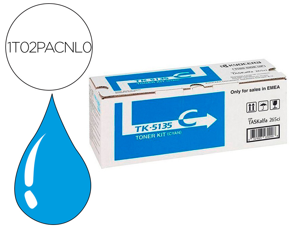 TONER KYOCERA -MITA TASKALFA 265CI TONER CIAN