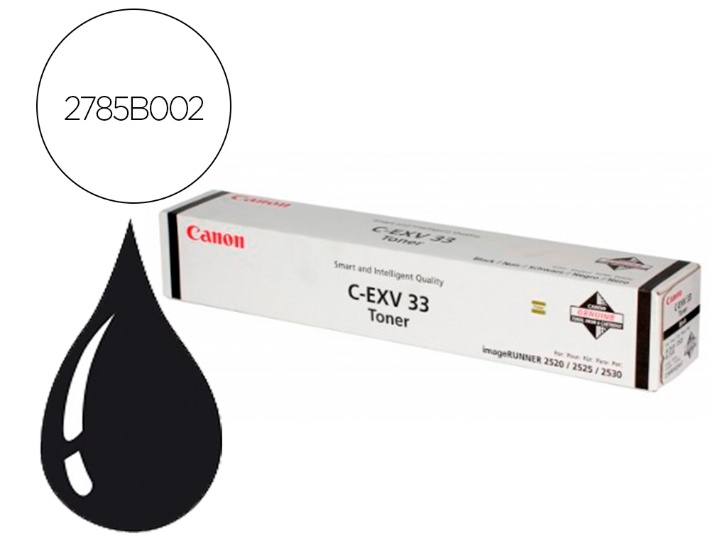 TONER CANON EXV33 IR2520 IR2525 IR2530 NEGRO