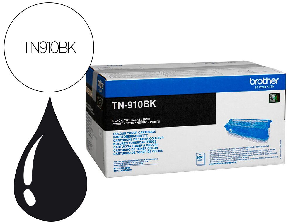 TONER BROTHER MFC-L9570CDW TN910BK NEGRO