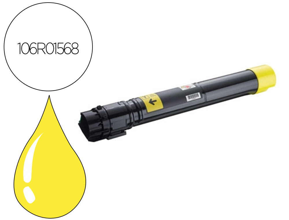 TONER XEROX LASER PHASER 7800 ALTA CAPACIDAD AMARILLO 17200 PAGINAS