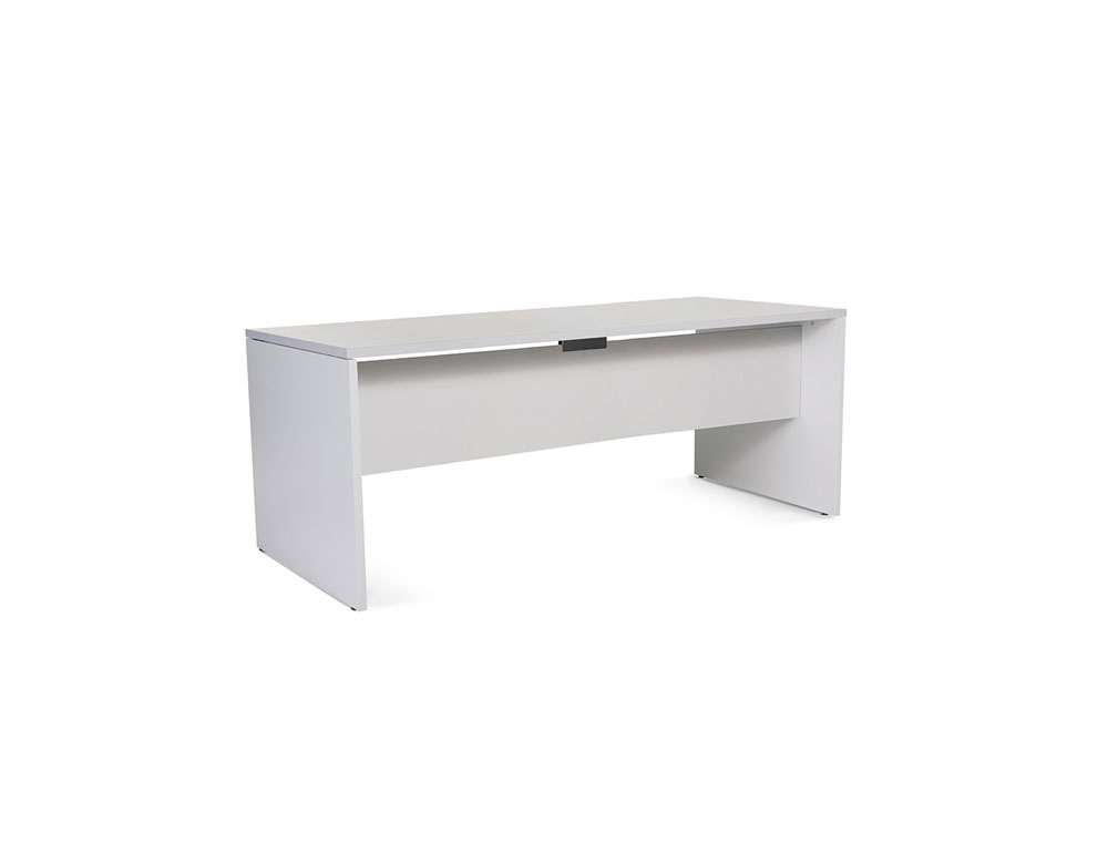 MESA DE OFICINA ROCADA WORK 2003AB02 ALUMINIO/GRIS 180X80 CM