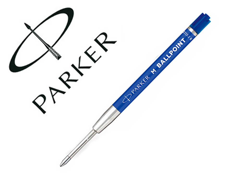 RECAMBIO BOLIGRAFO PARKER ORIGINALS ECONOMICO AZUL PUNTA MEDIA