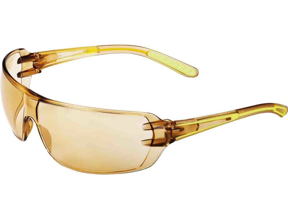 GAFAS DELTAPLUS DE PROTECCION POLICARBONATO MONOBLOQUE AV-AR-AS-UV400 COLOR MARRON