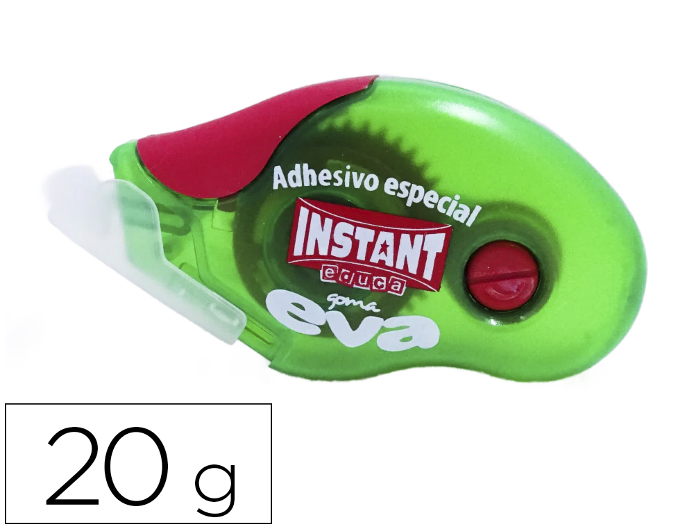 PEGAMENTO INSTANT ROLLER EDUCA ESPECIAL GOMA EVA SIN DISOLVENTES EN BLISTER
