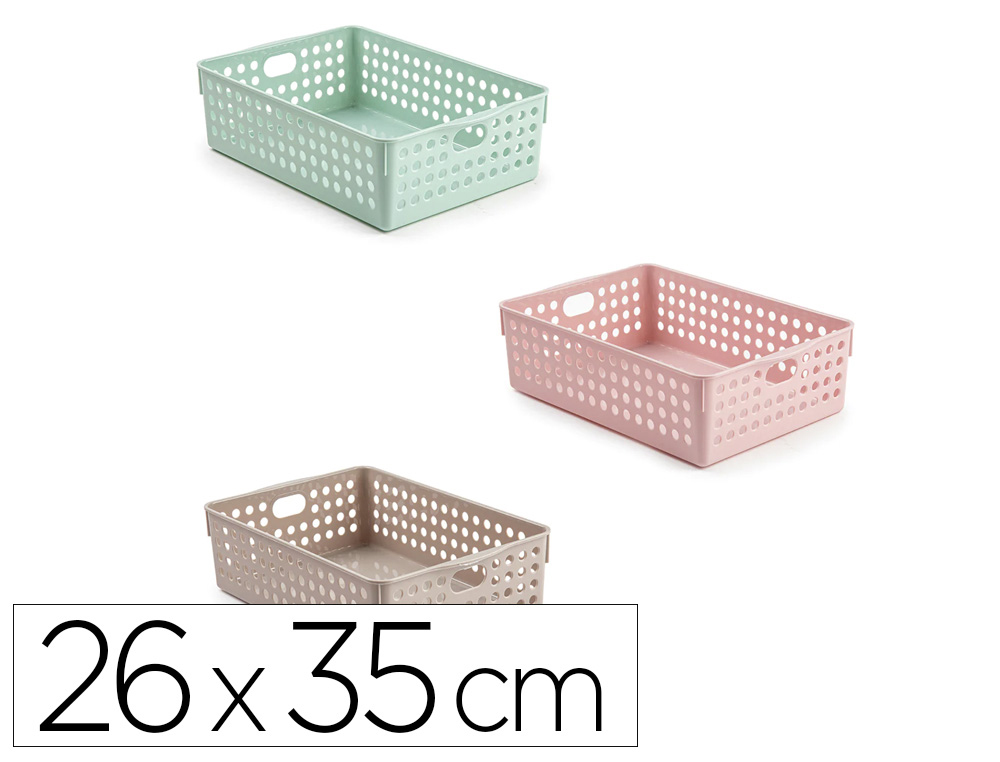 CESTA ORDENACION PLASTIFORTE ATLAS N 4 260X350 MM COLORES SURTIDOS