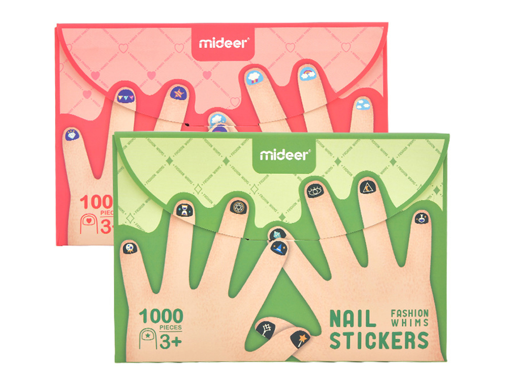 JUEGO MIDEER PEGATINAS PARA UÑAS PRINCESA MARAVILLA