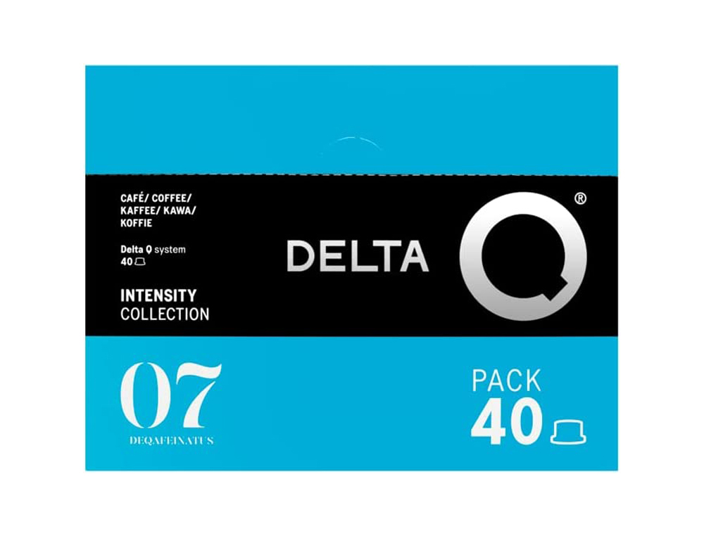 CAFE DELTA Q DESCAFEINADO CAPSULAS XL MONODOSIS INTENSIDAD 1