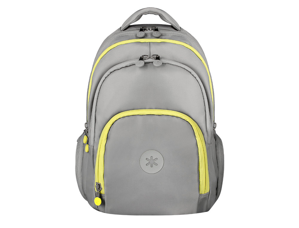 MOCHILA ANTARTIK FUSION FLEX MULTIBOLSILLO GRIS 19L 450X180X300 MM