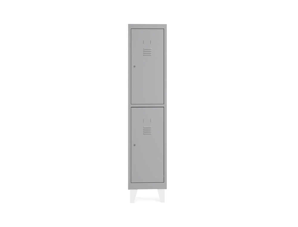 TAQUILLA METALICA ROCADA 400 1 MODULO X 2 PUERTAS GRIS 430X500X1800 MM