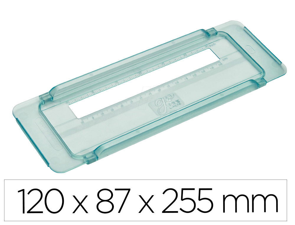 REGLA CENTRADORA COLOP PARA IMPRESORA E-MARK GO 120X87X255 MM