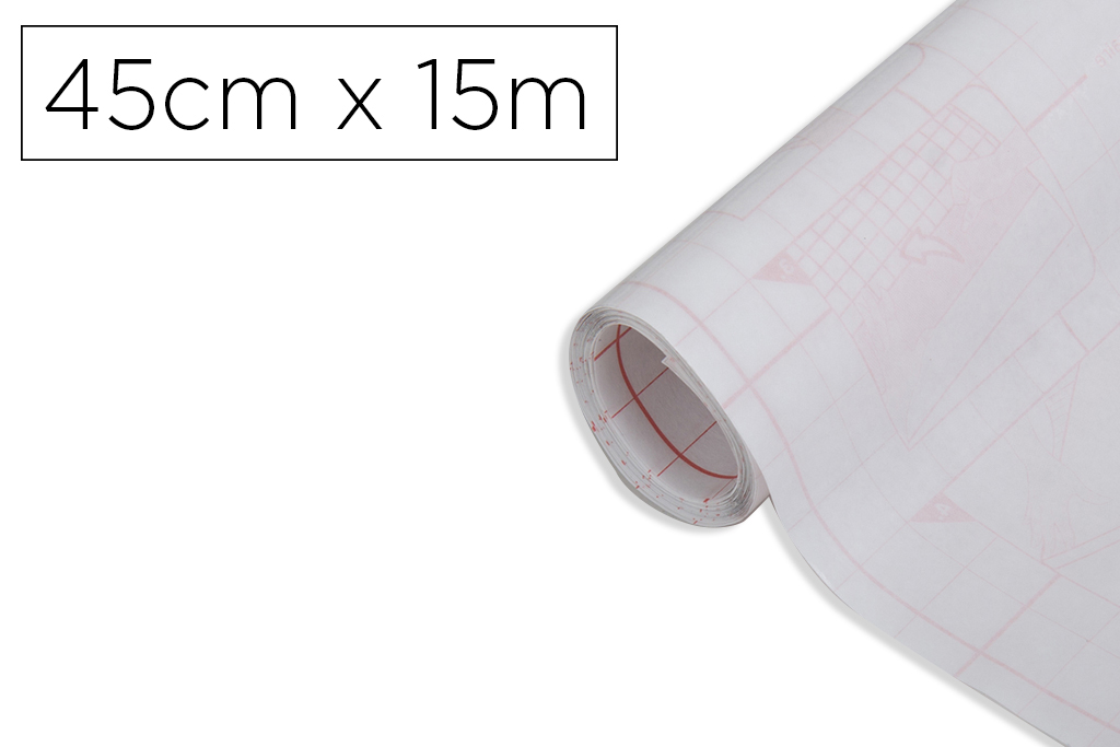 ROLLO ADHESIVO D-C-FIX TRANSPARENTE ANCHO 45 CM LARGO 15 MT