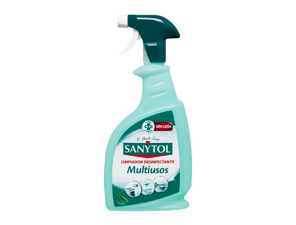 LIMPIADOR DESINFECTANTE SANYTOL MULTIUSOS AROMA EUCALIPTO BOTE DE 750 ML