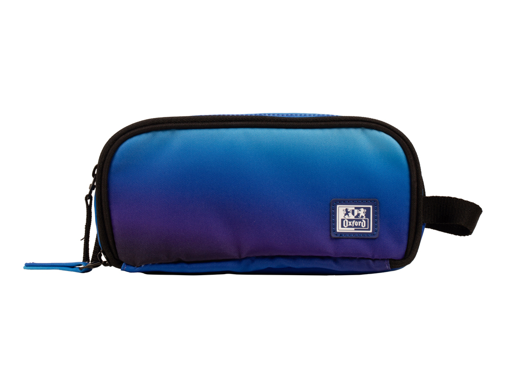 ESTUCHE PORTATODO OXFORD KANGOO GRADIENT SPACE TRES CREMALLERAS 80X100X220 MM