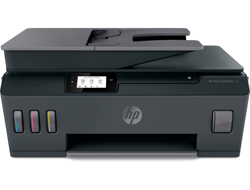 EQUIPO MULTIFUNCION HP SMART TANK 570 TINTA COLOR A4 11 PPM NEGRO/5 PPM COLOR ESCANER COPIA IMPRESORA WIFI