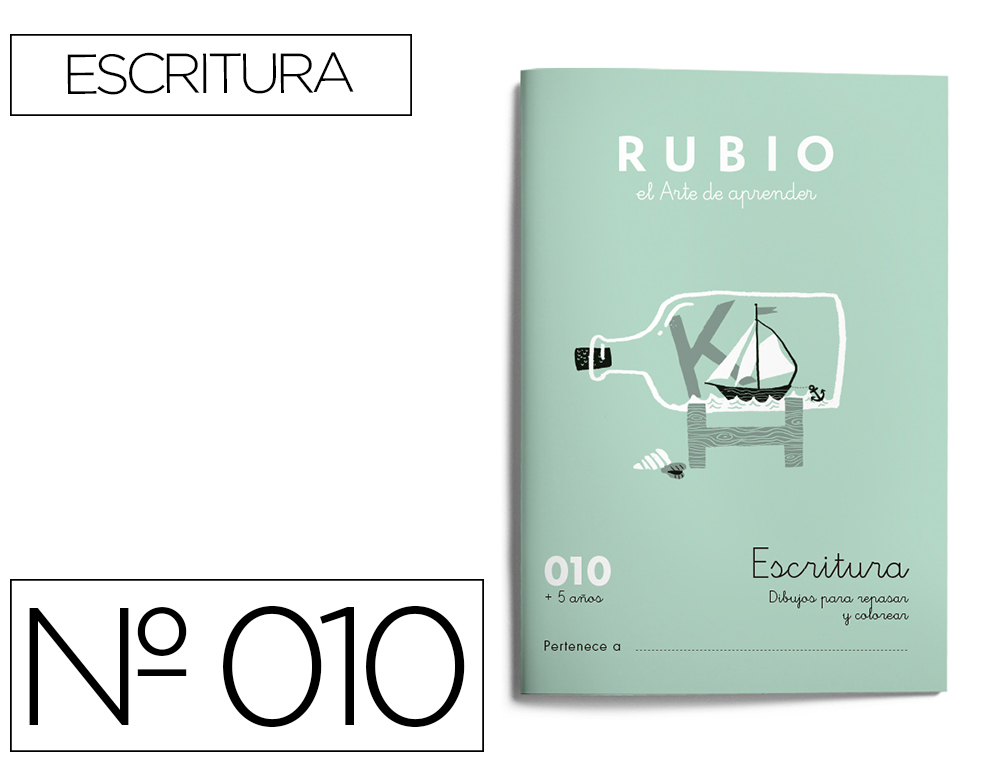 CUADERNO RUBIO CALIGRAFIA N 010