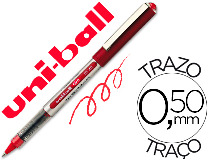 ROTULADOR UNI-BALL ROLLER UB-150E MICRO EYE ROJO 0,5 MM UNIDAD