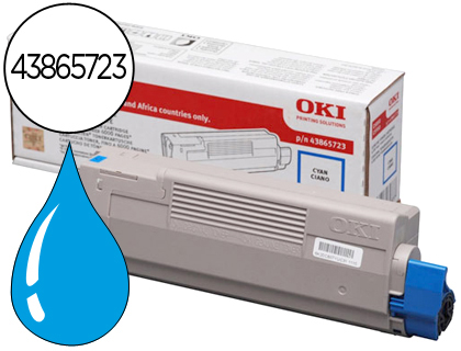TONER OKI C5850/5950/MC560 CIAN -6000PAG- TYPE C11