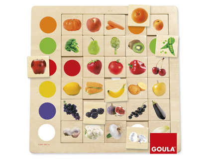 JUEGO GOULA DIDACTICO OBSERVACION COLORES