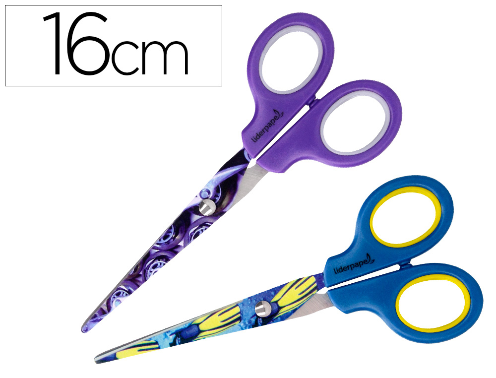 TIJERA LIDERPAPEL X-GAMES 16CM UNIDAD