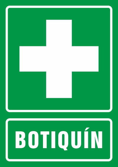 PICTOGRAMA SYSSA SEAL DE BOTIQUIN EN PVC 210X297 MM