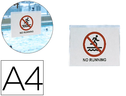 FUNDA AUTOADHESIVA DJOIS RESISTENTE AL AGUA DIN A4 PACK DE 10 UNIDADES
