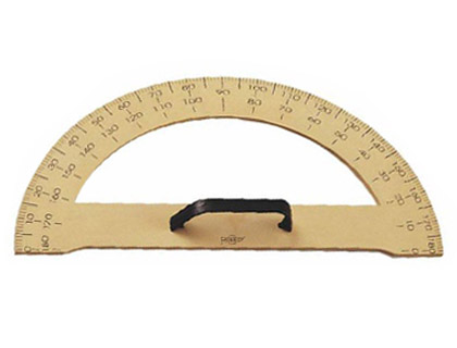 SEMICIRCULO PARA ENCERADO FAIBO PLASTICO IMITACION MADERA 34 CM