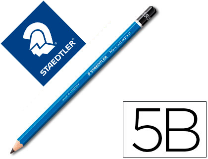 LAPICES DE GRAFITO STAEDTLER MARS LUMOGRAPH 100 5B UNIDAD