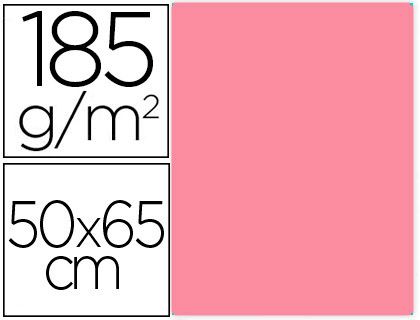 CARTULINA GUARRO ROSA CHICLE 50X65 CM 185 GR