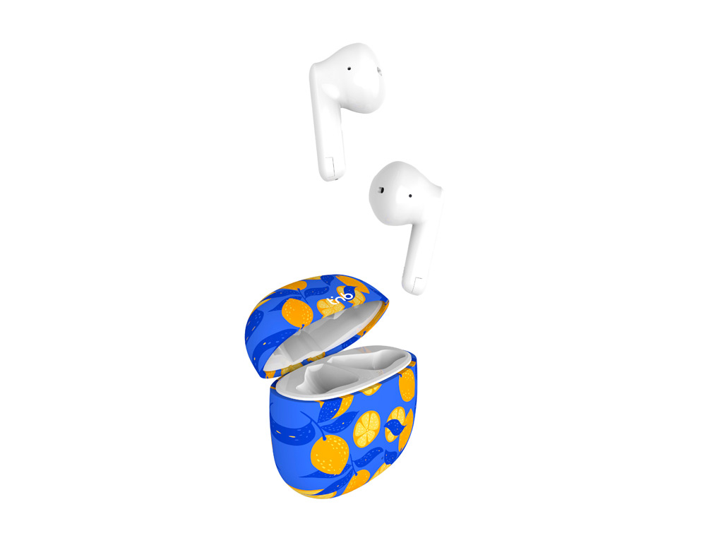 AURICULARES INALAMBRICO T NB ZIP 2 IN-EAR TWS CON ESTUCHE DE CARGA LIMON