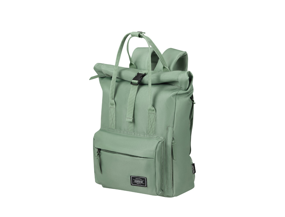 MOCHILA SAMSONITE URBAN GROVE AMERICAN TOURISTER 17 LITROS COLOR VERDE 365X250X200 MM
