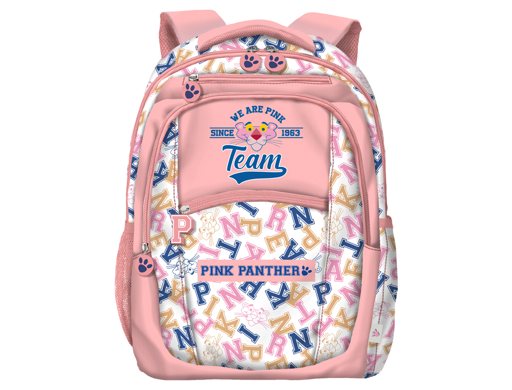 MOCHILA DOHE PINK PANTHER TEAM ADAPTABLE A CARRO TRES COMPARTIMENTOS 280X120X400 MM