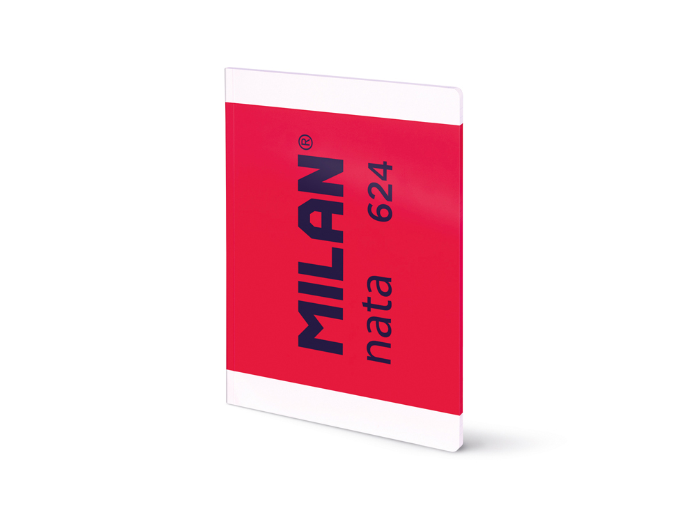 LIBRETA ENCOLADA MILAN TAPA CARTON FLEXIBLE DIN A4 48 HOJAS 95 GR MICROPERFADO CUADRO 5 MM SERIE NATA 624