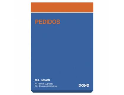 TALONARIO DOHE PEDIDOS DIN A4 DUPLICADO