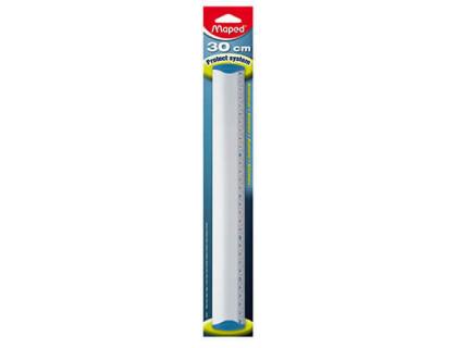 REGLA MAPED METALICA ALUMINIO 30 CM