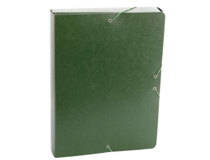 CARPETA PROYECTOS FABRISA FOLIO LOMO 50 MM CARTON GOFRADO VERDE