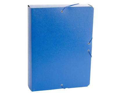 CARPETA PROYECTOS FABRISA FOLIO LOMO 70 MM CARTON GOFRADO AZUL