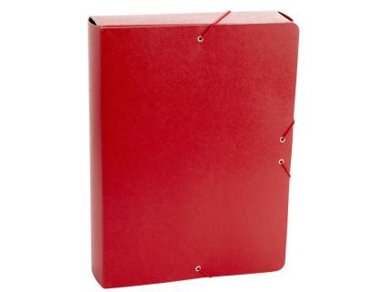 CARPETA PROYECTOS FABRISA FOLIO LOMO 70 MM CARTON GOFRADO ROJO