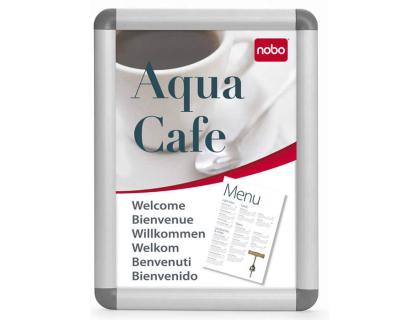 MARCO PORTA ANUNCIOS NOBO CLIPDOWN DIN A2 MARCO DE ALUMINIO CON CANTONERAS 47,8X65,2X1,7 CM