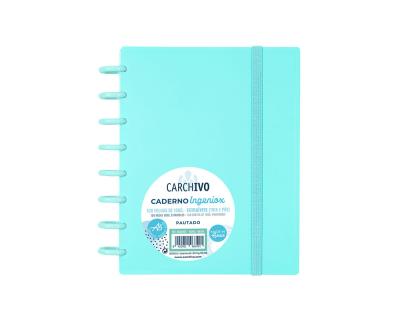 CUADERNO CARCHIVO INGENIOX DIN A5 100 HOJAS CUADRICULA VERDE
